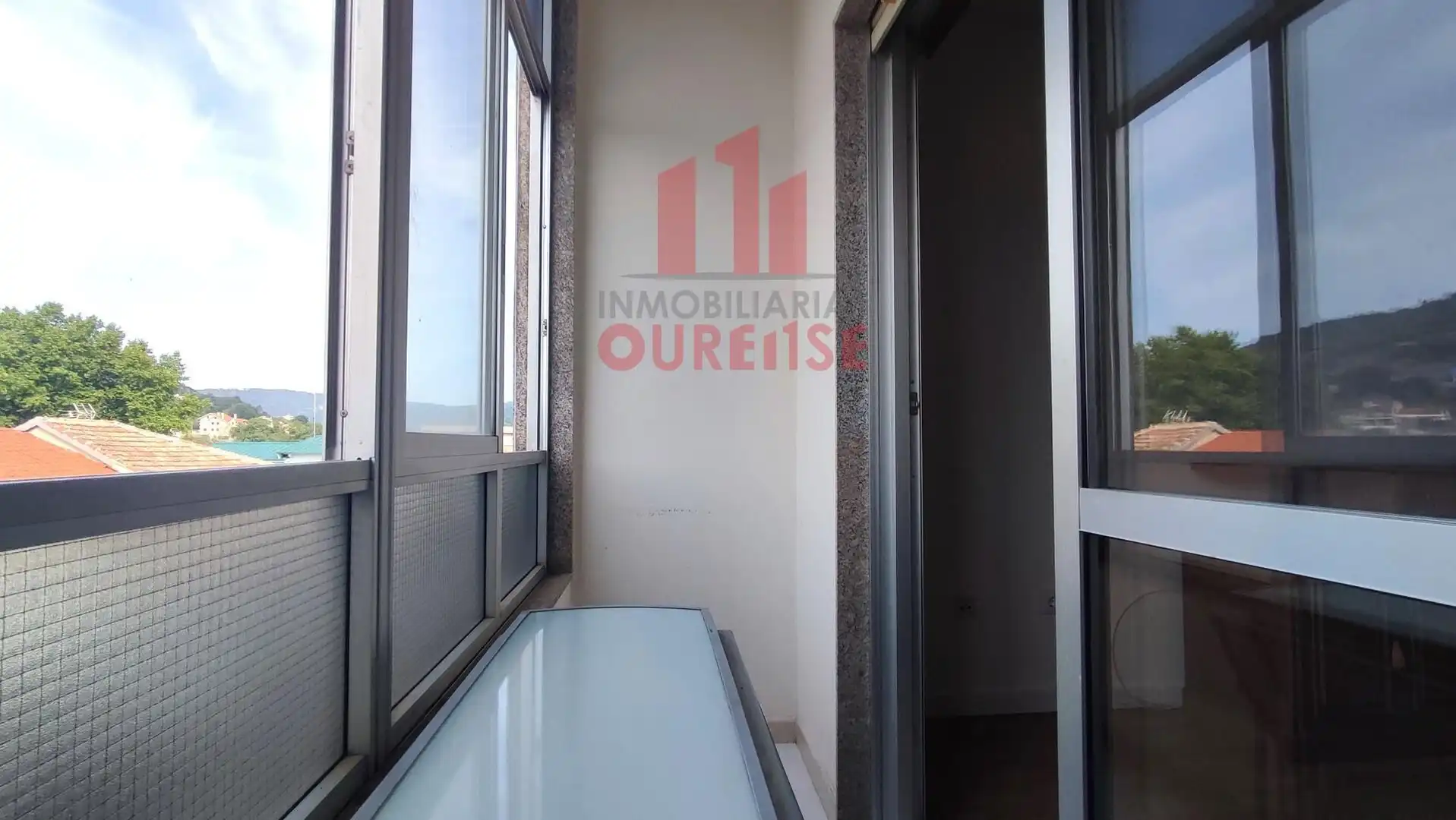 Terraza de Piso de alquiler en Ourense Capital  con Amueblado