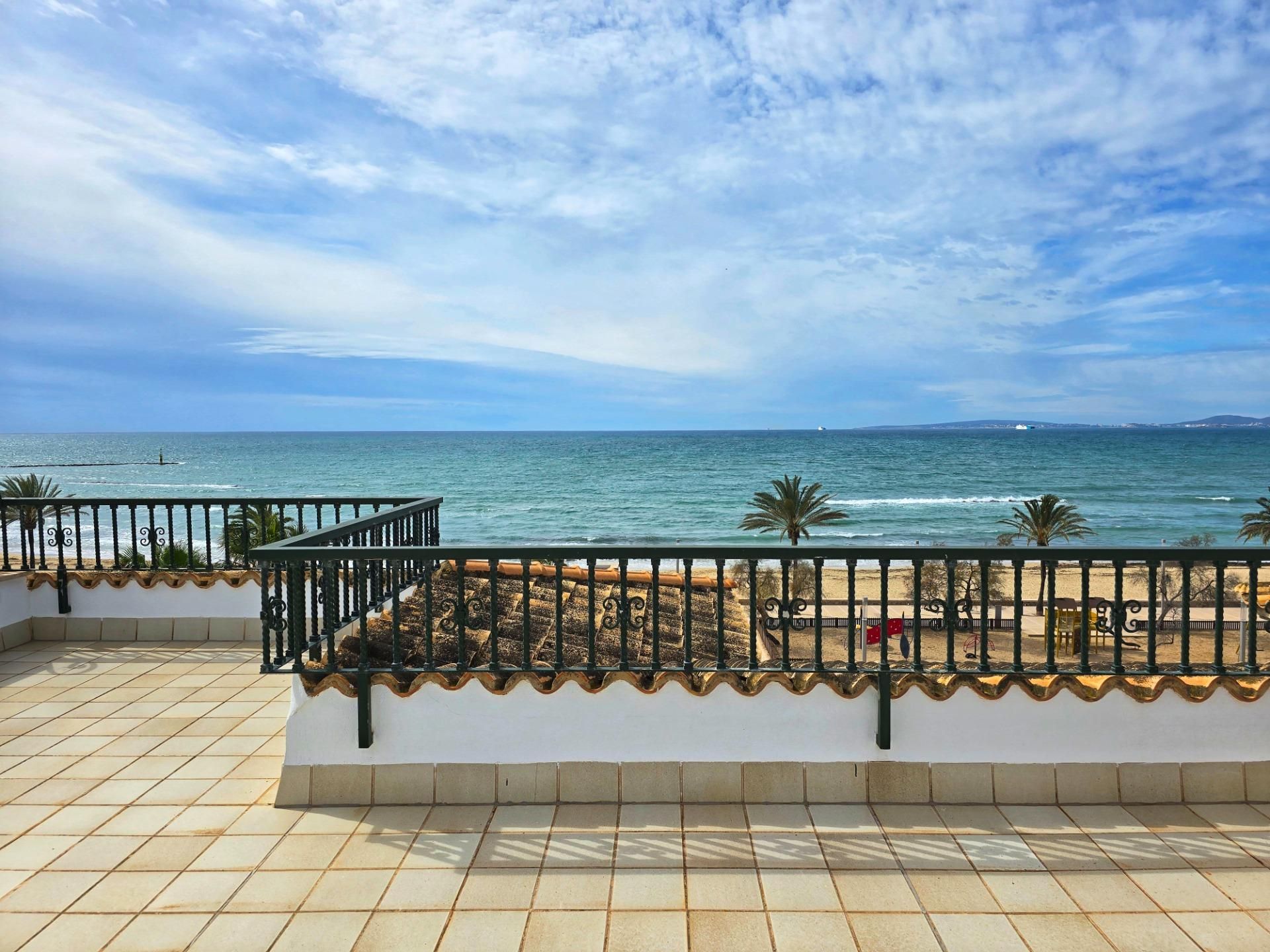 Vista exterior de Pis de lloguer en  Palma de Mallorca amb Calefacció, Parquet i Terrassa