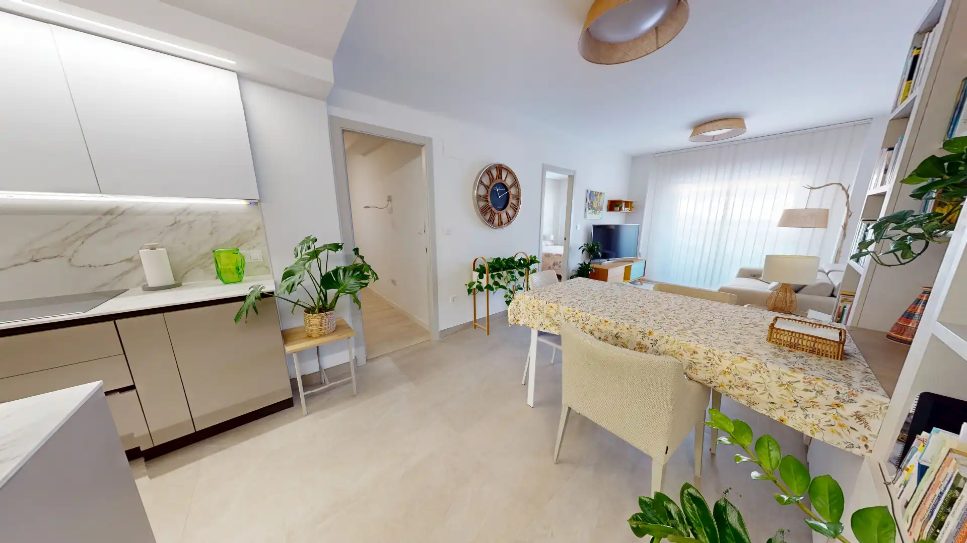 Wohnzimmer von Wohnung zum Verkauf in El Campello mit Klimaanlage, Parkett und Abstellraum