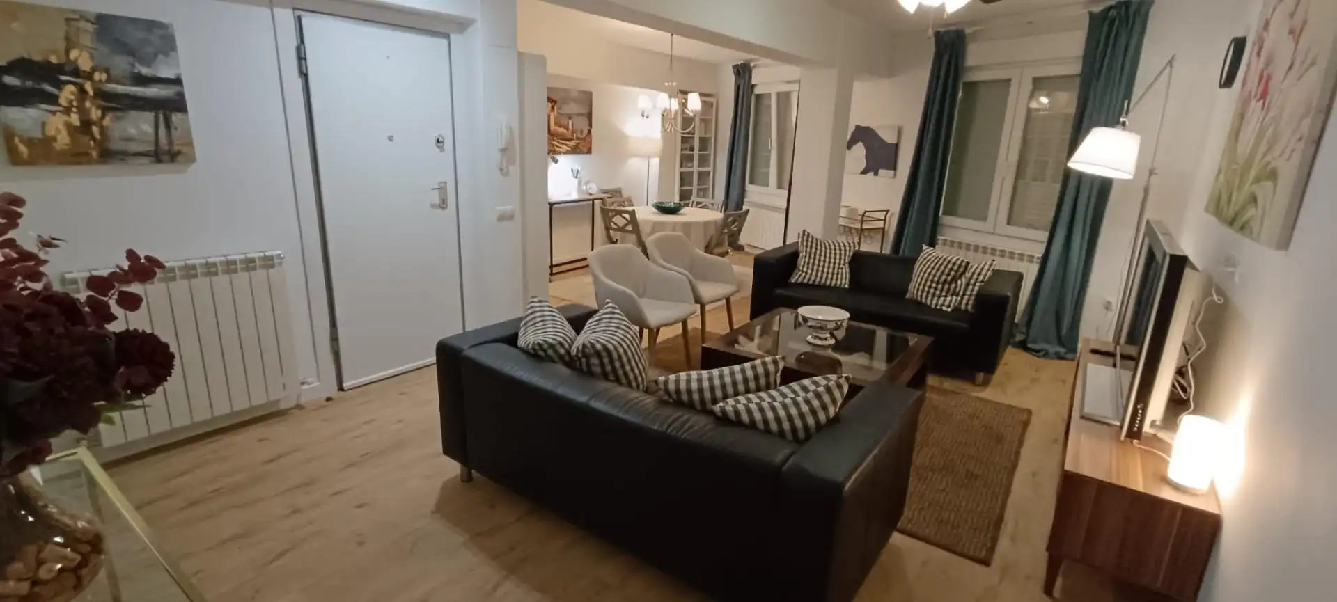 Living room of Flat for sale in Zamora Capital   with Terrace and Balcony