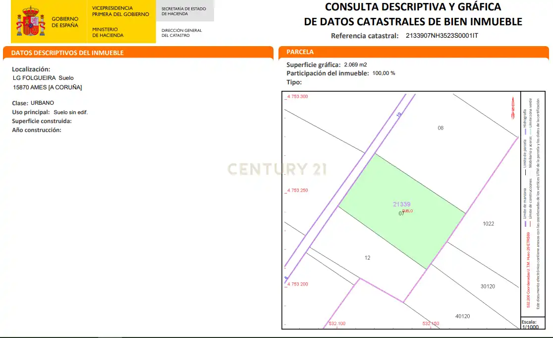 Terreny residencial en venda a Ames 1, imagen 3