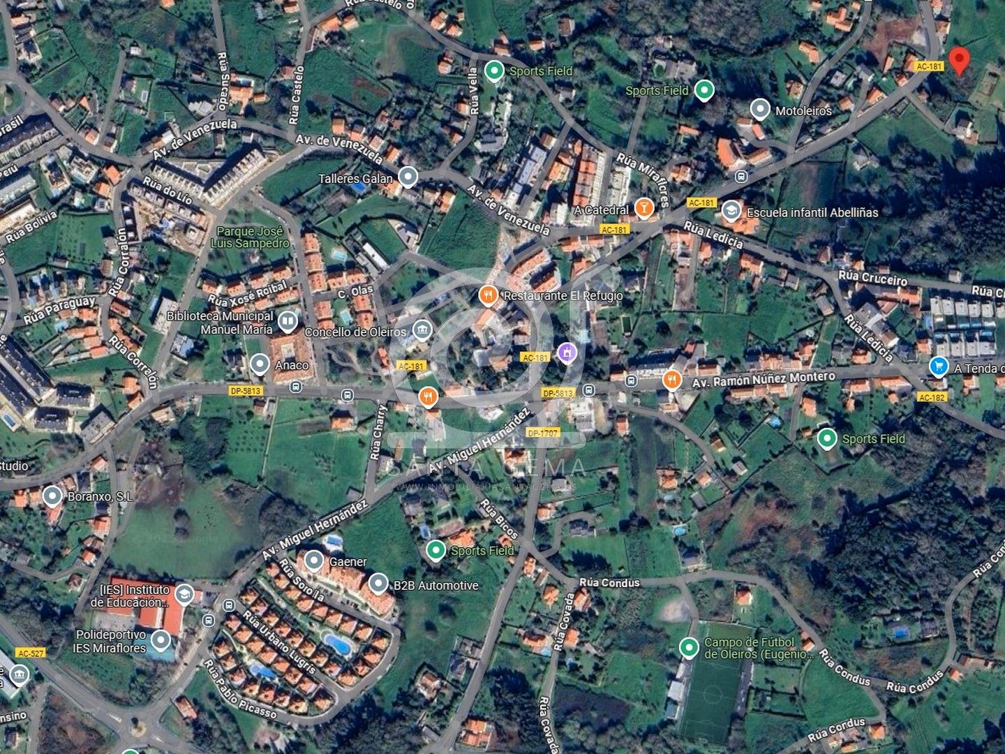 Exterior view of Residential for sale in Oleiros