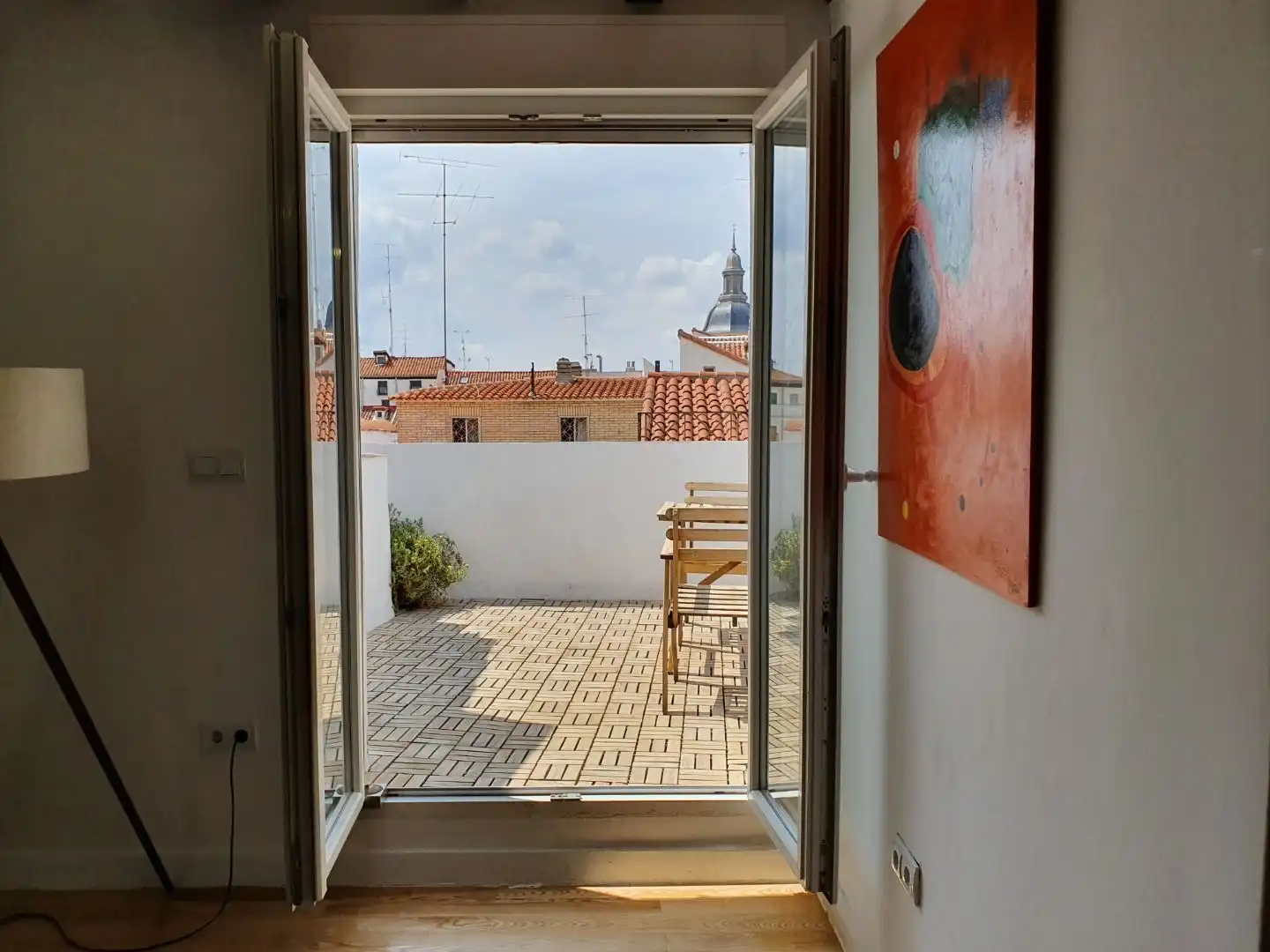 Terraza de Ático de alquiler en Madrid con Aire acondicionado, Calefacción y Terraza