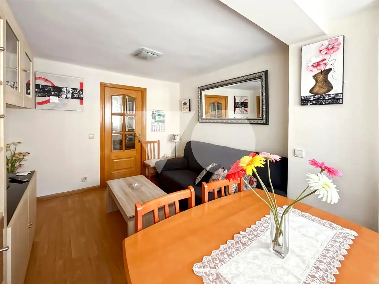 Wohnzimmer von Wohnung zum Verkauf in Madrid mit Klimaanlage und Heizung