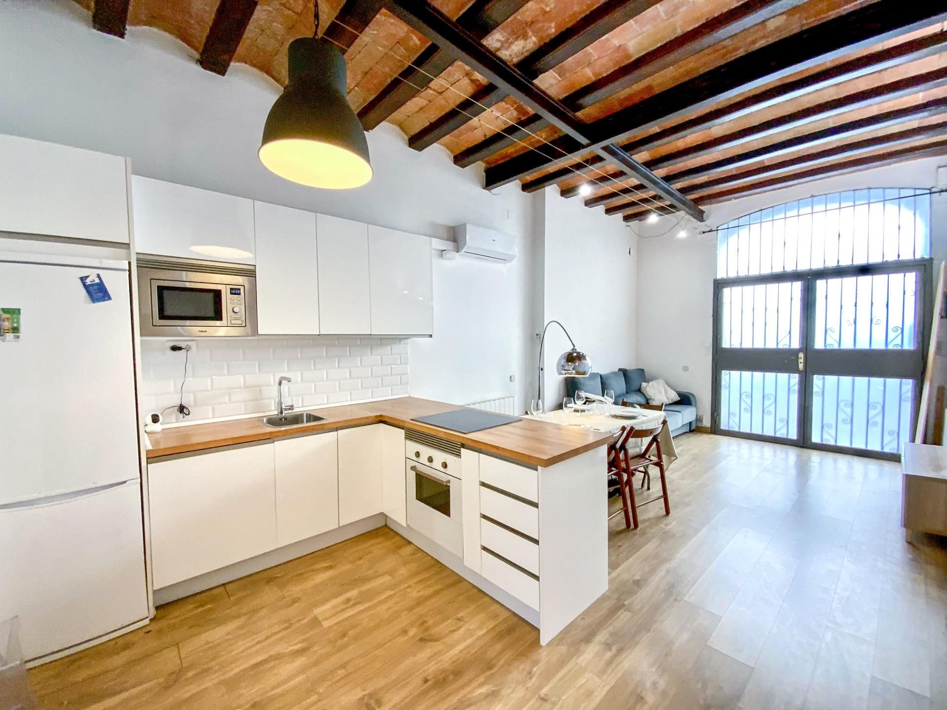 Kitchen of Planta baja for sale in El Masnou  with Air Conditioner and Terrace