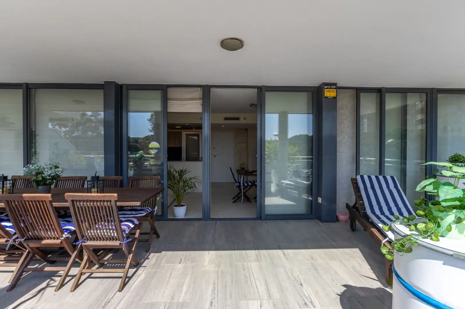 Terraza de Piso en venta en Blanes con Aire acondicionado, Calefacción y Jardín privado