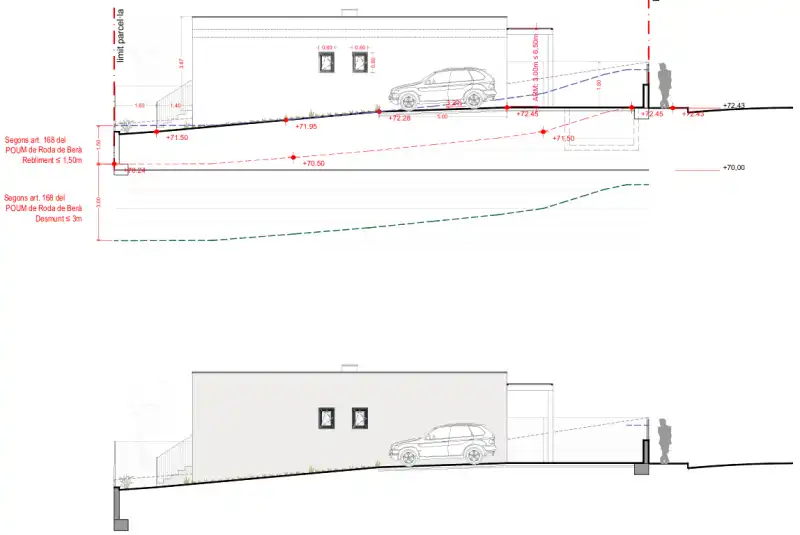 Parking de Casa o chalet en venta en Roda de Berà con Terraza, Piscina y Alarma