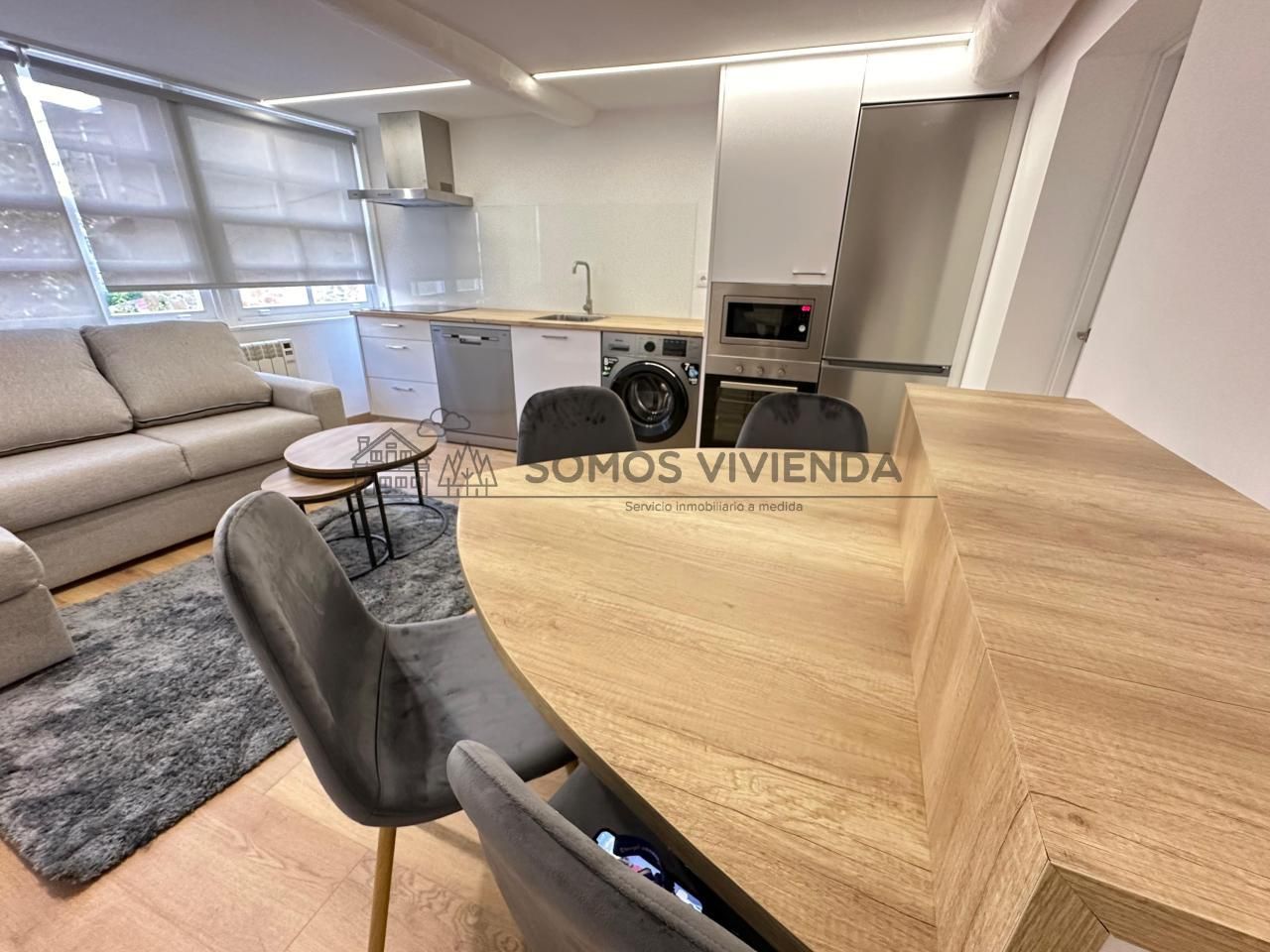 Kitchen of Apartment to rent in Ourense Capital   with Heating and Furnished