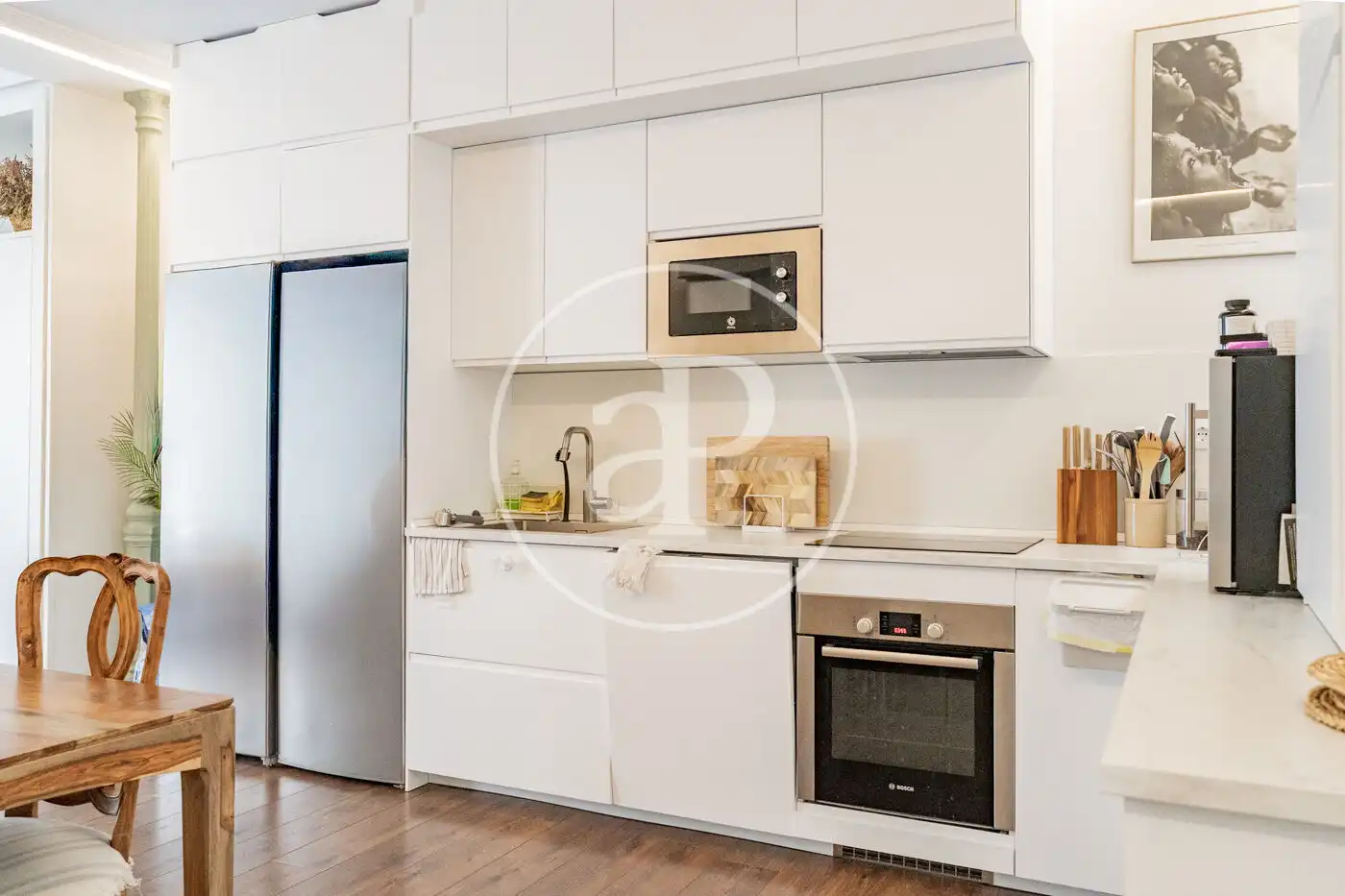 Cocina de Piso de alquiler en Madrid con Aire acondicionado y Calefacción