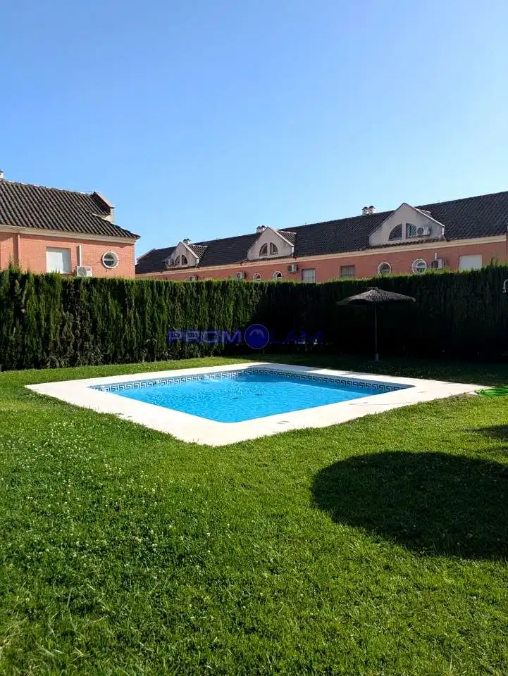 Piscina de Casa o xalet en venda en Coria del Río amb Aire condicionat, Terrassa i Piscina