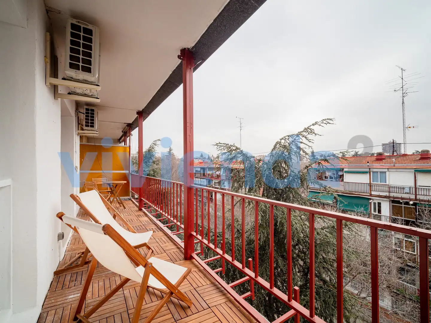 Terrasse von Wohnung zur Miete in Madrid mit Klimaanlage, Heizung und Terrasse