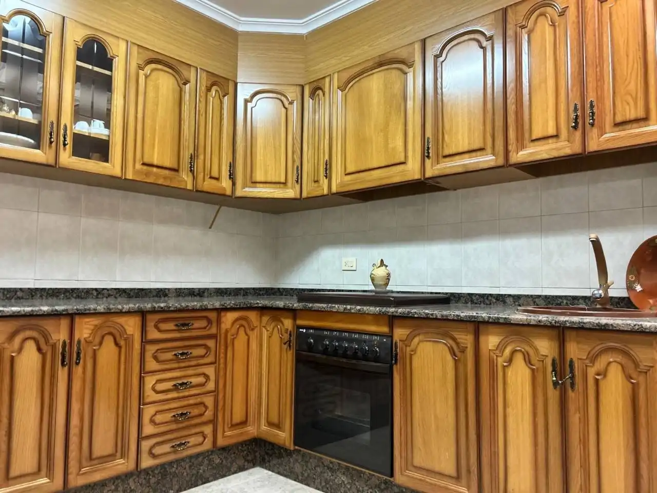 Cuina de Casa o xalet en venda en Vila-real amb Aire condicionat, Terrassa i Moblat