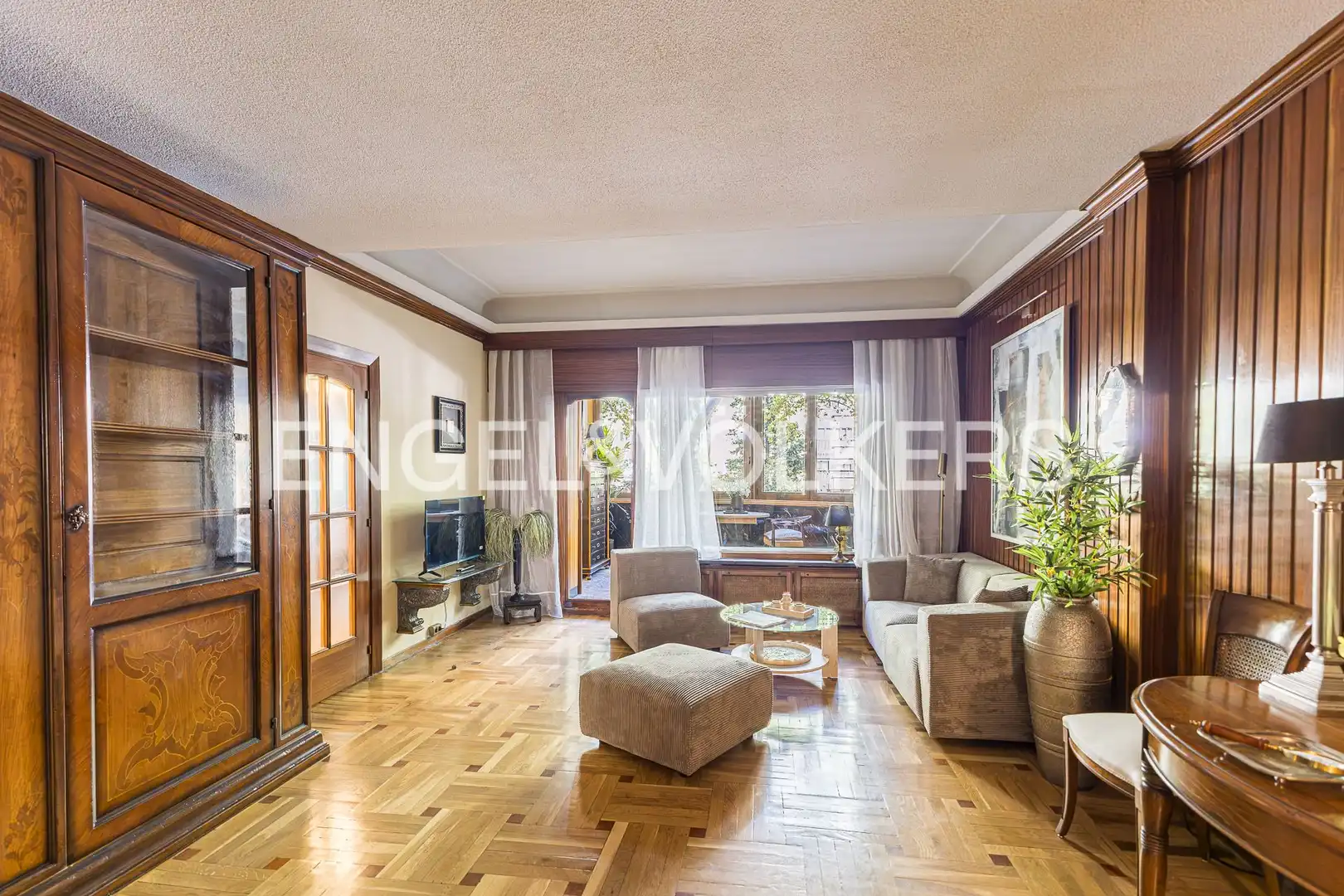Sala d'estar de Pis de lloguer en Retiro