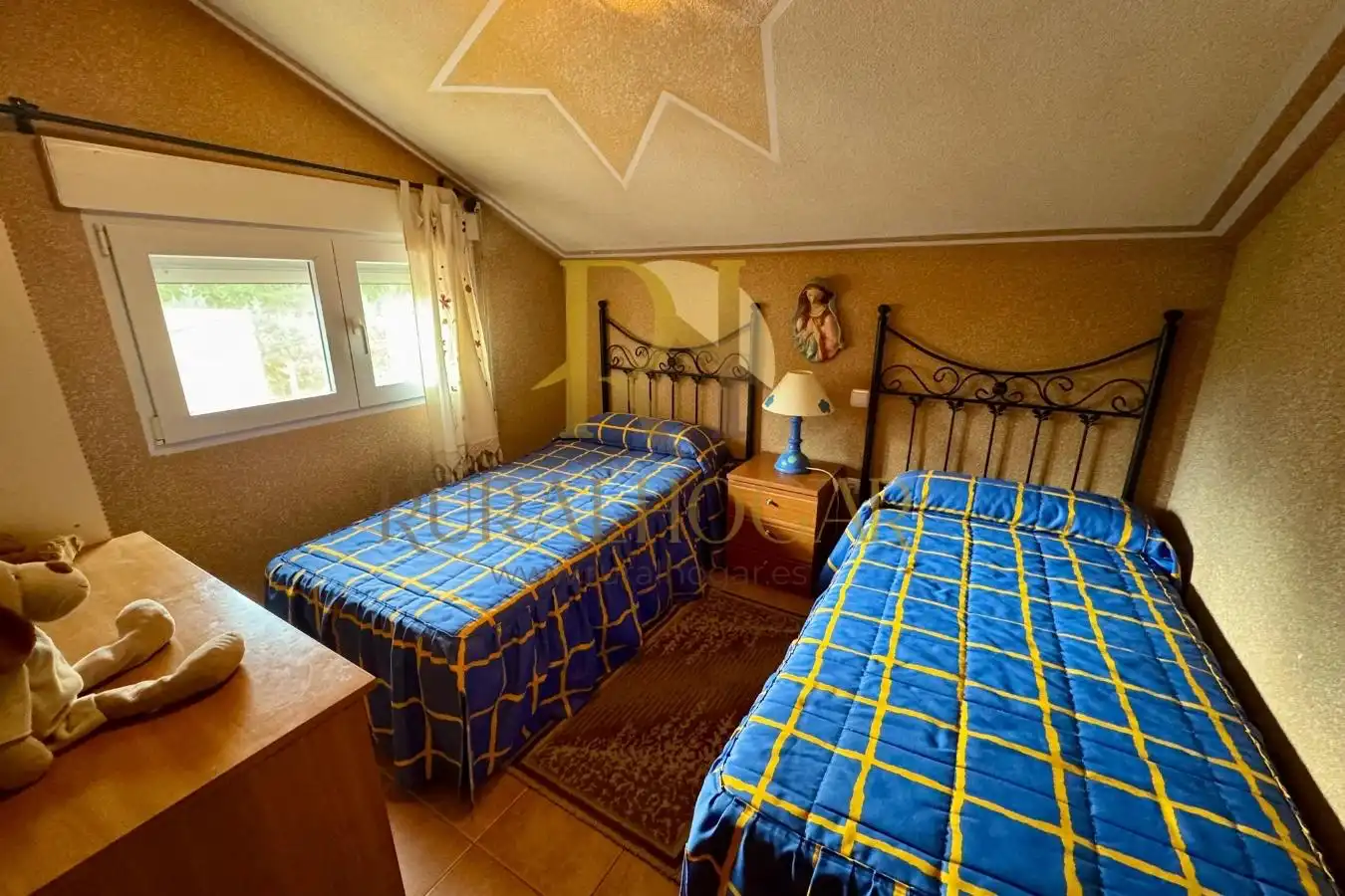 Bedroom of Houses for sale in Molina de Aragón  with Private garden, Parquet flooring and Storage room