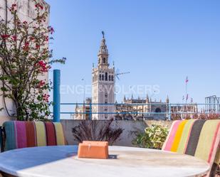 Terrace of Attic for sale in  Sevilla Capital  with Air Conditioner, Terrace and Swimming Pool