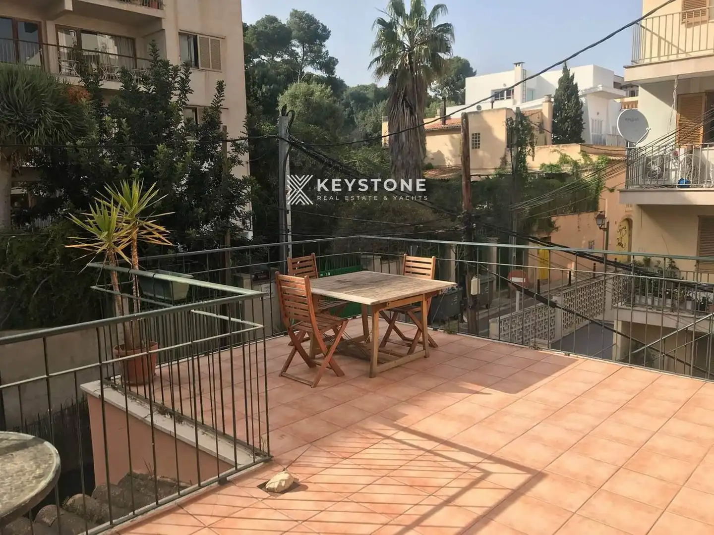 Terrace of Attic for rent in  Palma de Mallorca  with Air Conditioner, Terrace and Storage room