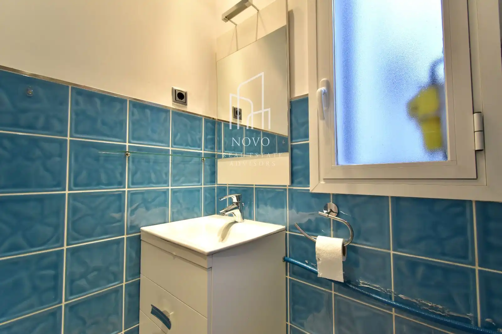 Badezimmer von Wohnung zur Miete in Madrid mit Klimaanlage, Heizung und Terrasse