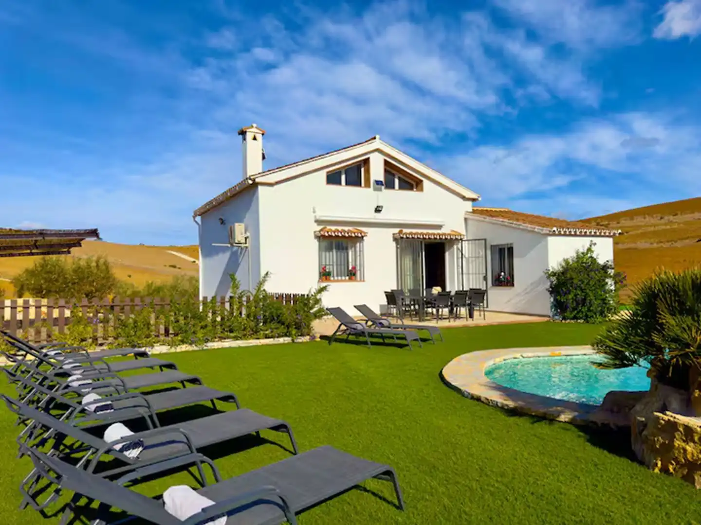 Garden of Country homes for sale in Coín  with Air Conditioner, Terrace and Swimming Pool