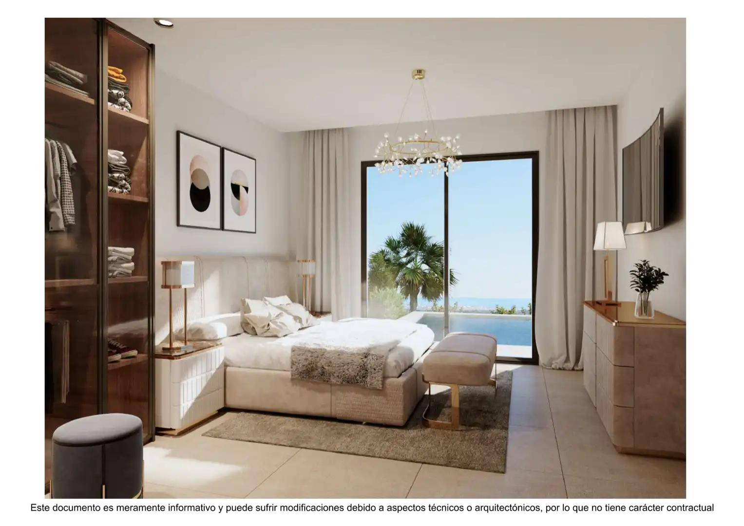 Habitación de Casa o chalet en venta en Finestrat con Aire acondicionado, Calefacción y Jardín privado