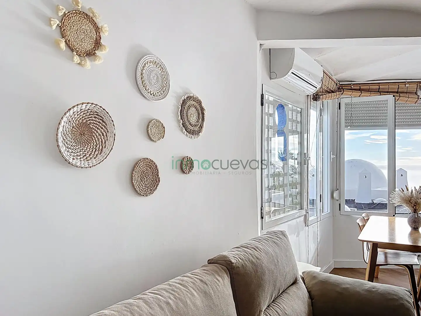 Sala de estar de Estudio en venta en Mojácar con Aire acondicionado, Jardín privado y Terraza