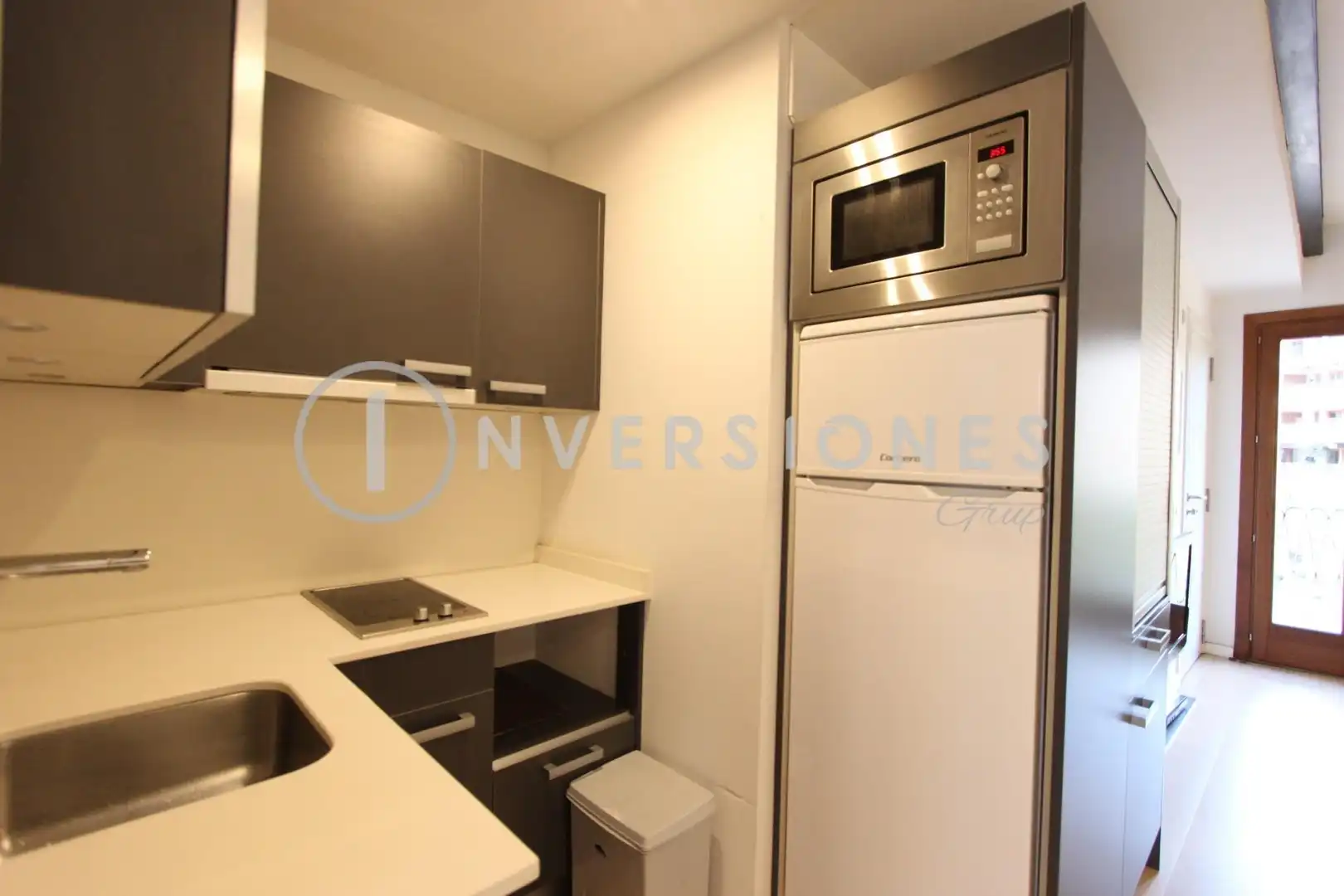 Küche von Wohnung zum Verkauf in  Palma de Mallorca mit Klimaanlage, Möbliert und Balkon