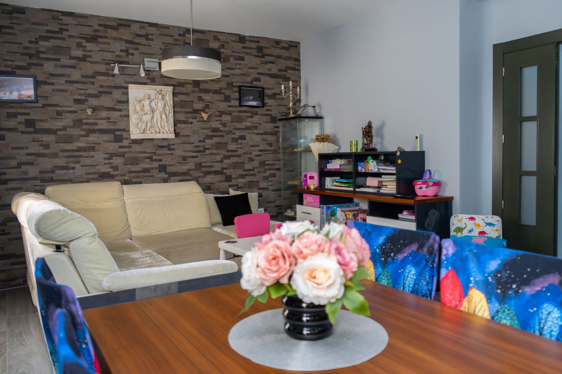 Living room of Flat for sale in  Murcia Capital  with Furnished