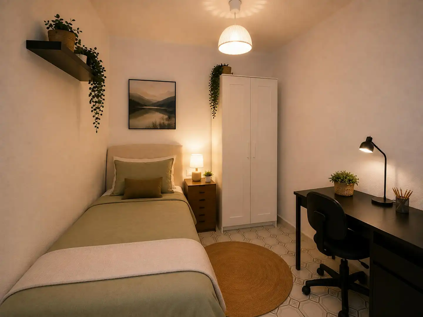 Bedroom of Flat for share in Barcelona  with Furnished and Washing machine
