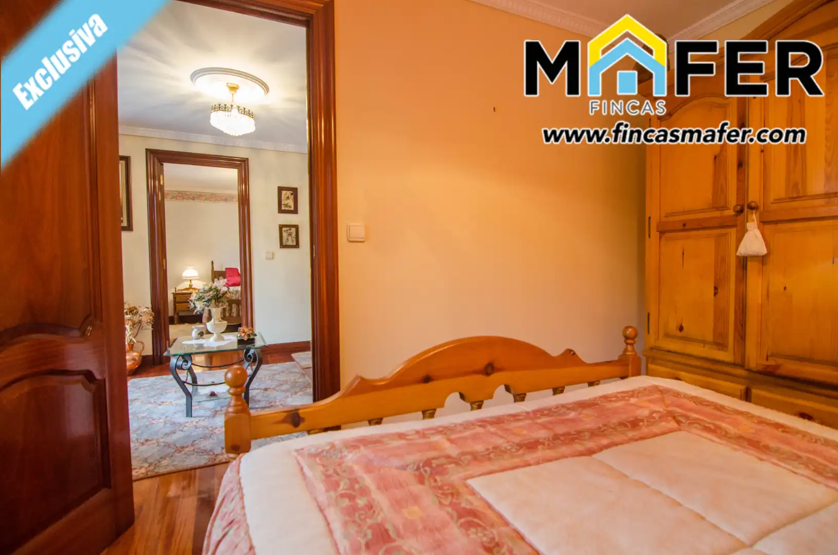 Habitación de Casa adosada en venta en Ruesga con Calefacción, Parquet y Balcón