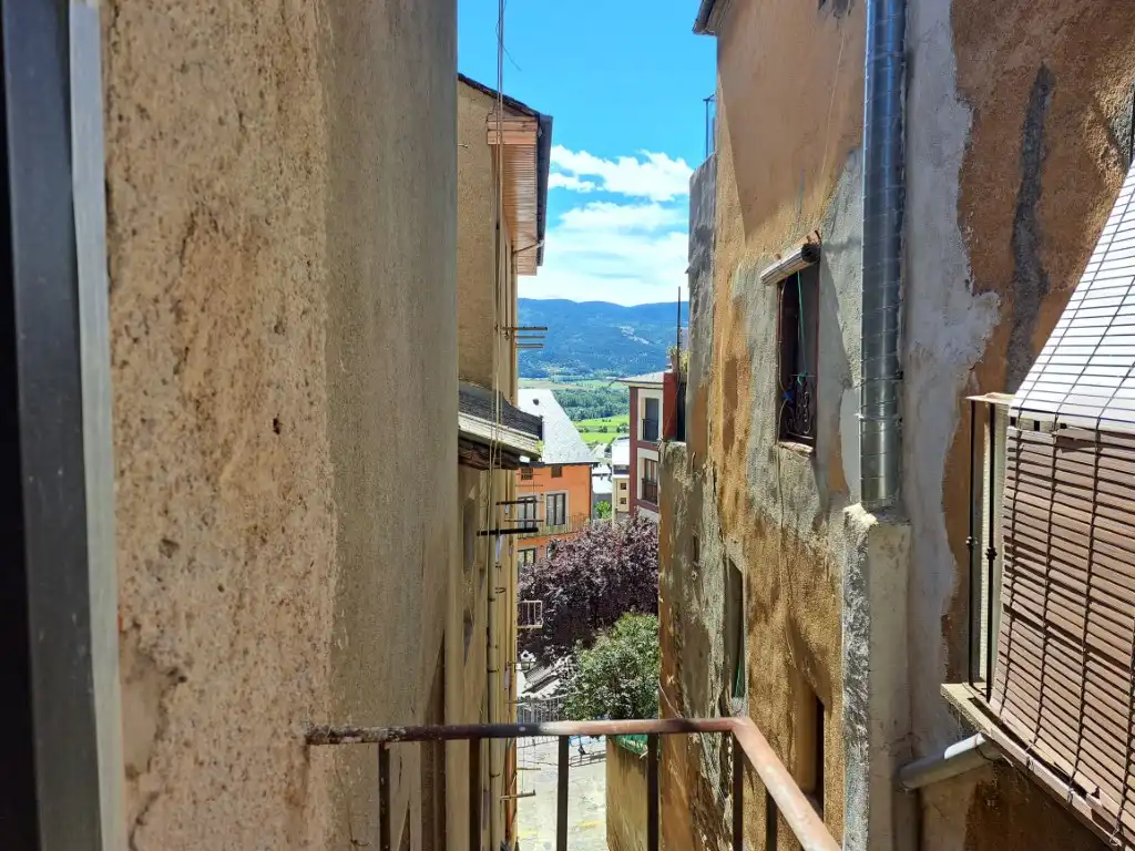 Terraza de Apartamento de alquiler en Puigcerdà con Calefacción, Parquet y Horno
