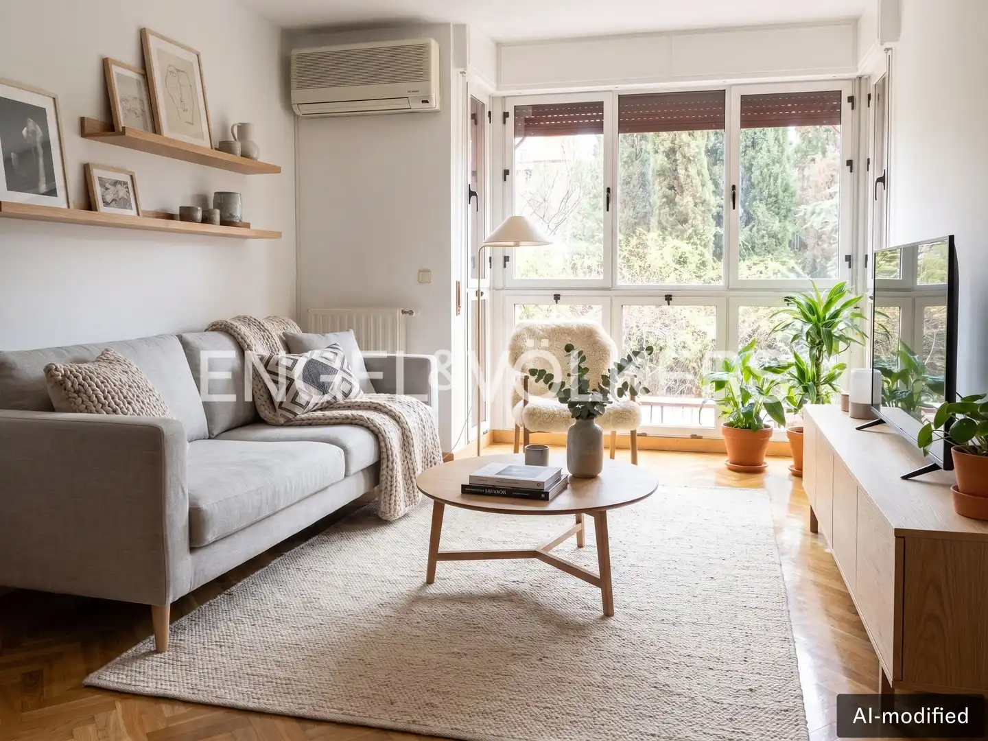Sala de estar de Piso en venta en Madrid con Aire acondicionado, Calefacción y Jardín privado