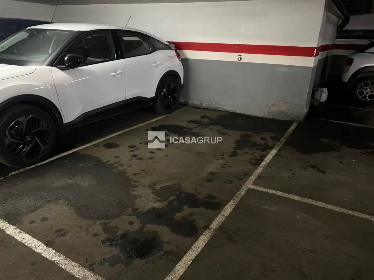 Parking of Flat for sale in Sant Cugat del Vallès  with Air Conditioner, Parquet flooring and Balcony