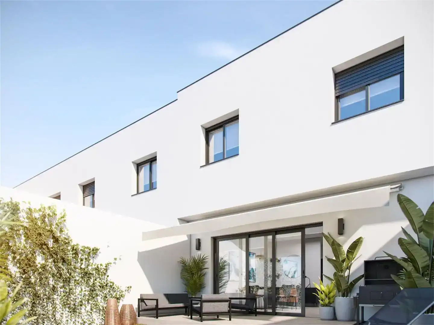 Vista exterior de Dúplex en venda en Pechina amb Jardí privat i Traster