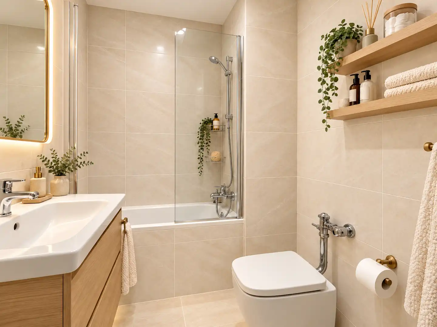 Badezimmer von Wohnung zum Verkauf in Neguri 