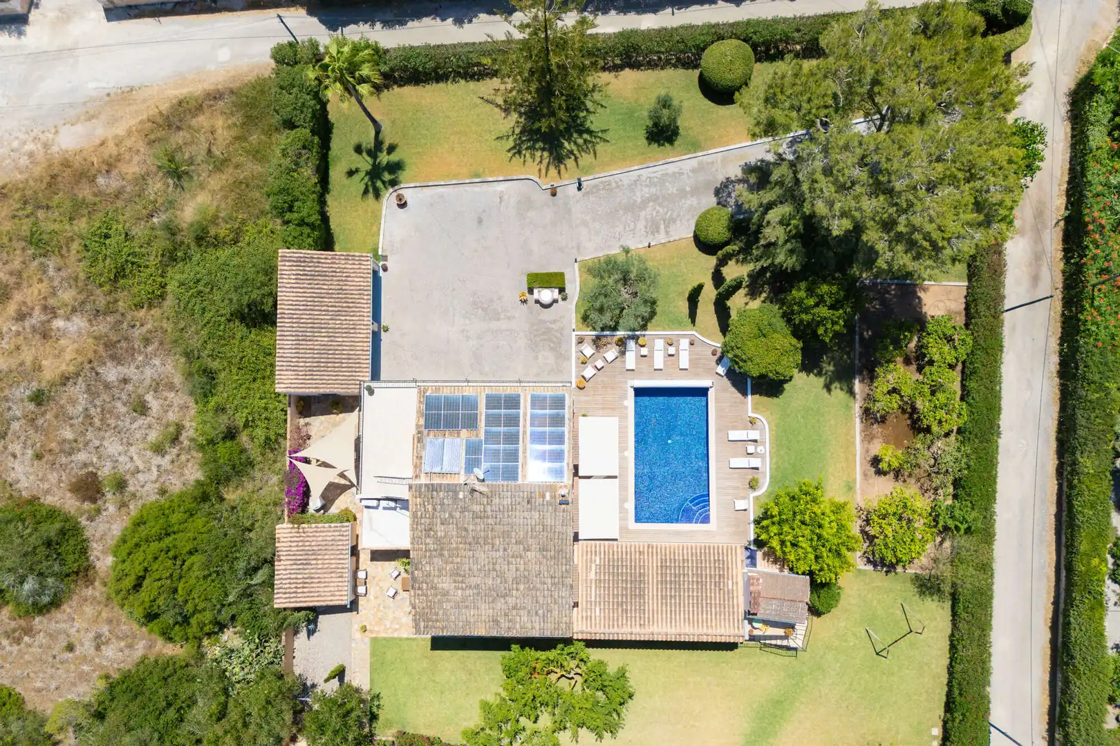 Jardín de Finca rústica en venta en Muro con Aire acondicionado, Terraza y Amueblado