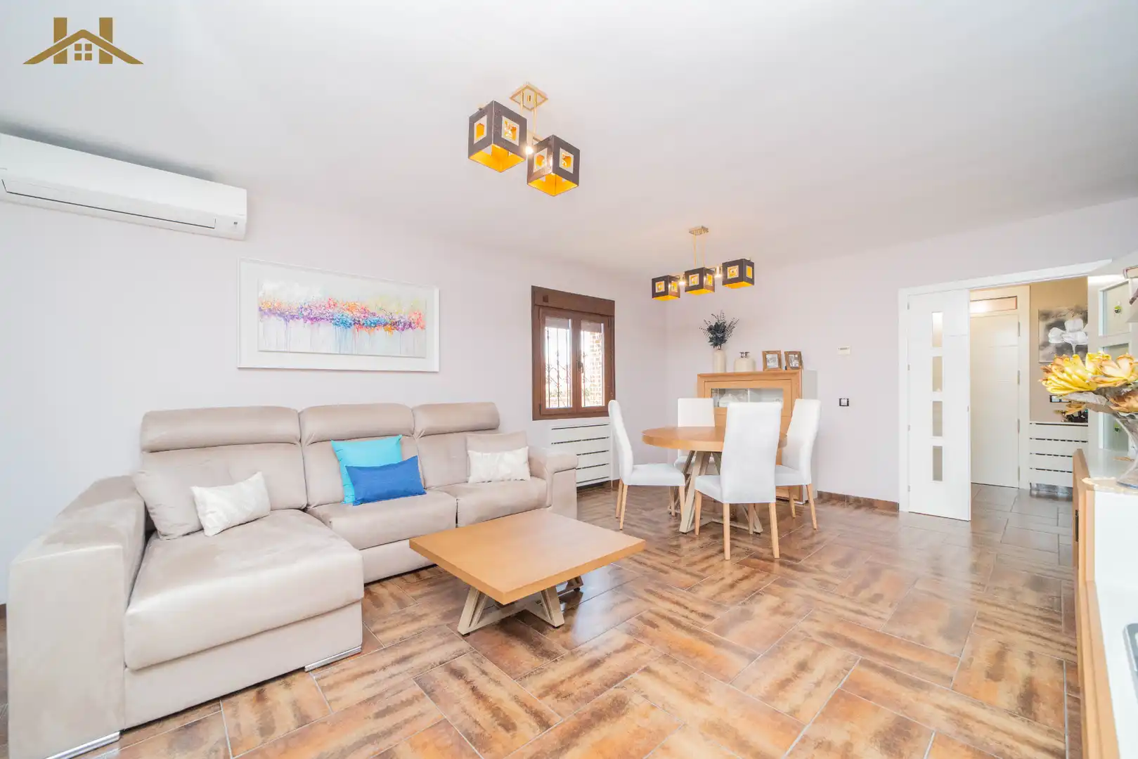 Living room of Houses for sale in Cubas de la Sagra  with Air Conditioner, Heating and Terrace