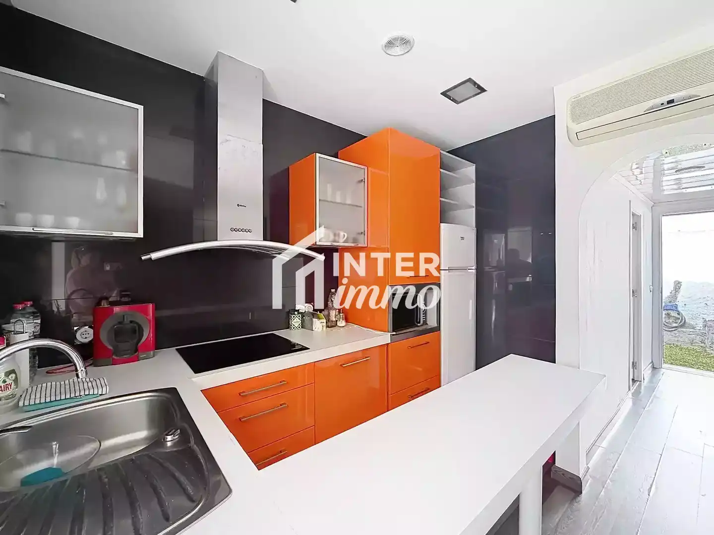 Kitchen of Apartments for sale in Empuriabrava  with Air Conditioner and Furnished