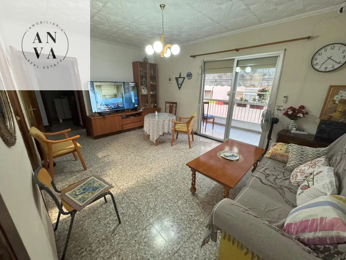 Sala d'estar de Pis en venda en Alicante / Alacant amb Aire condicionat, Moblat i Balcó