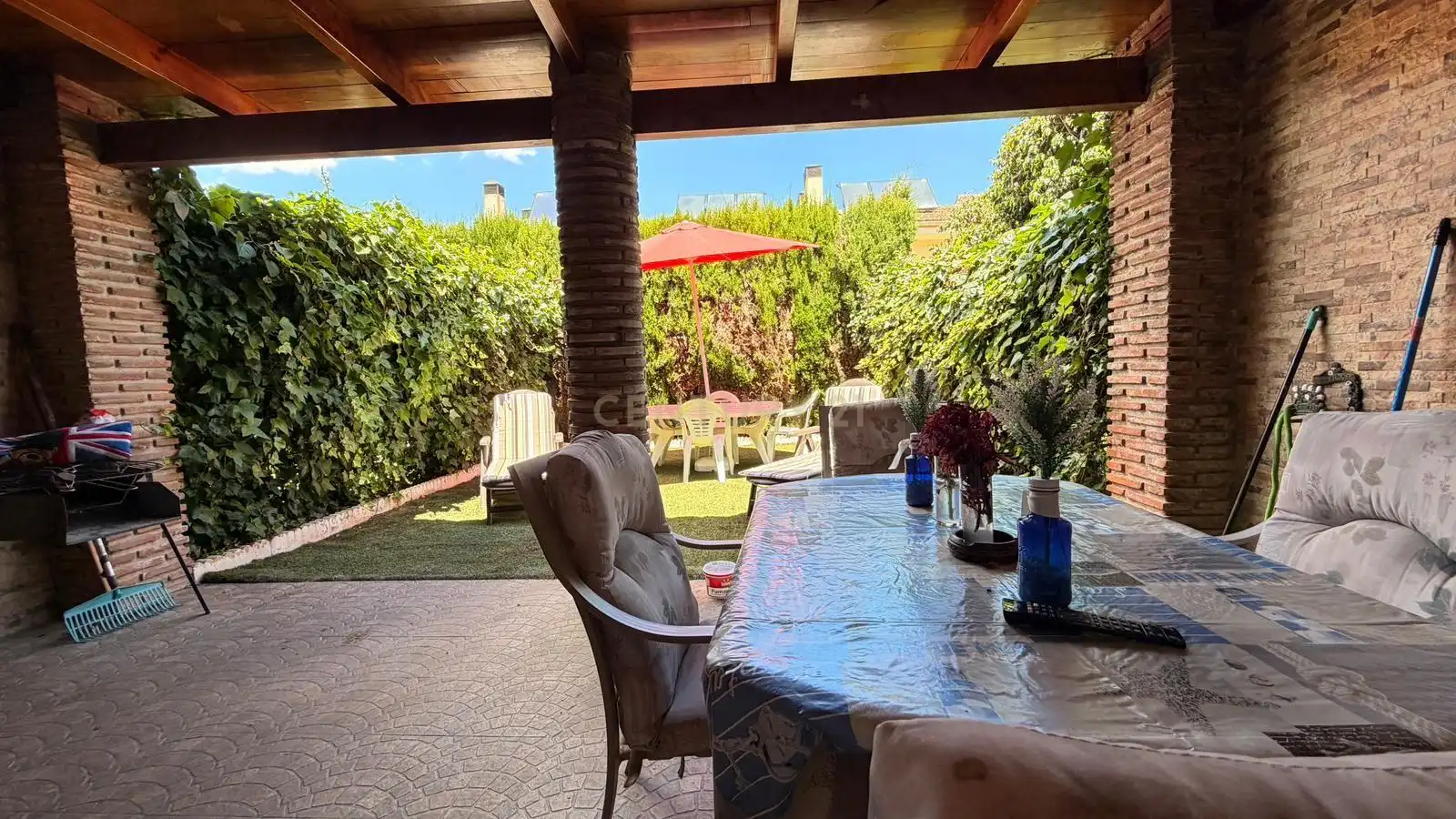 Terrace of Detached homes for sale in Málaga  with Air Conditioner, Storage room and Swimming Pool