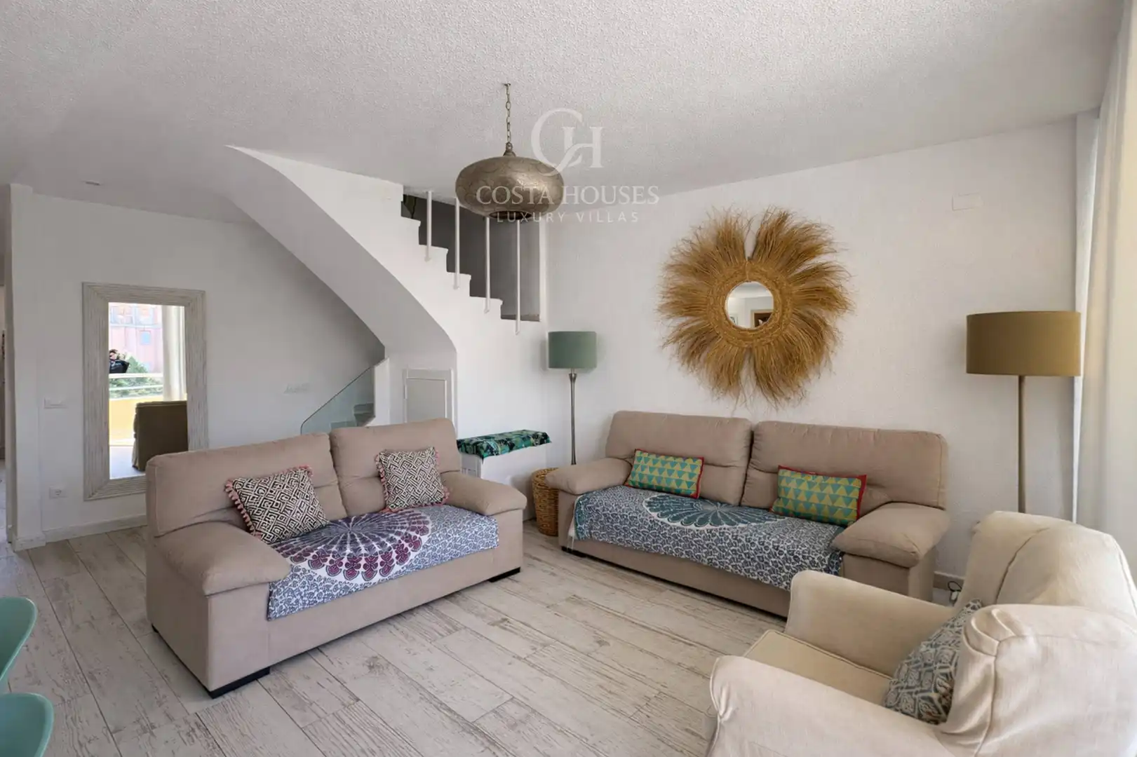 Living room of Apartments for sale in Jávea / Xàbia  with Air Conditioner, Private garden and Terrace