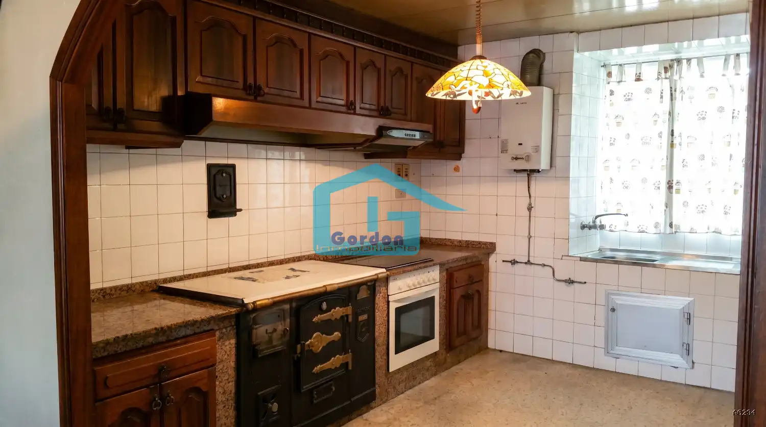 Cocina de Finca rústica en venta en Meaño con Parquet, Terraza y Trastero