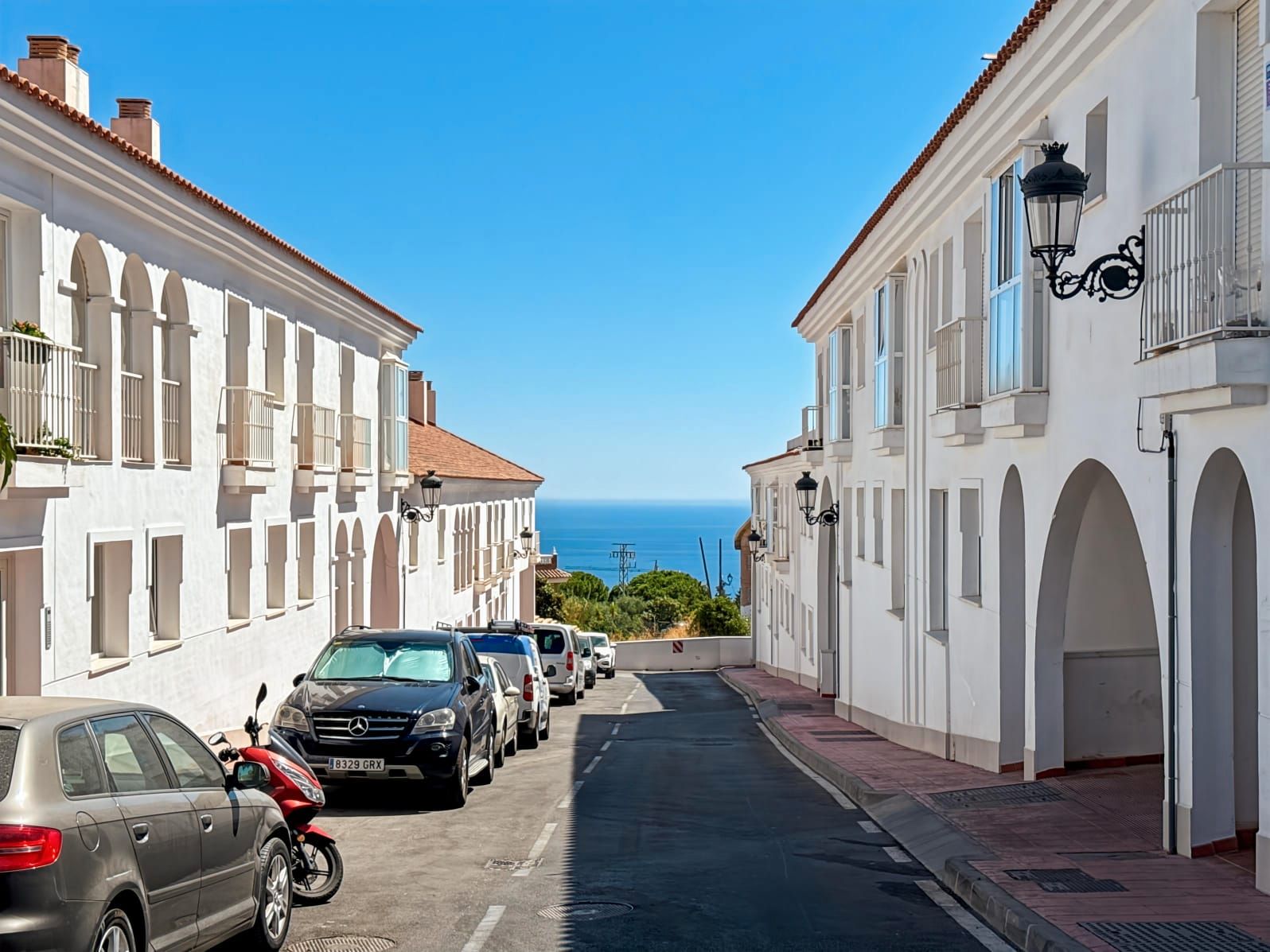 Vista exterior de Estudi en venda en Benalmádena amb Aire condicionat i Traster
