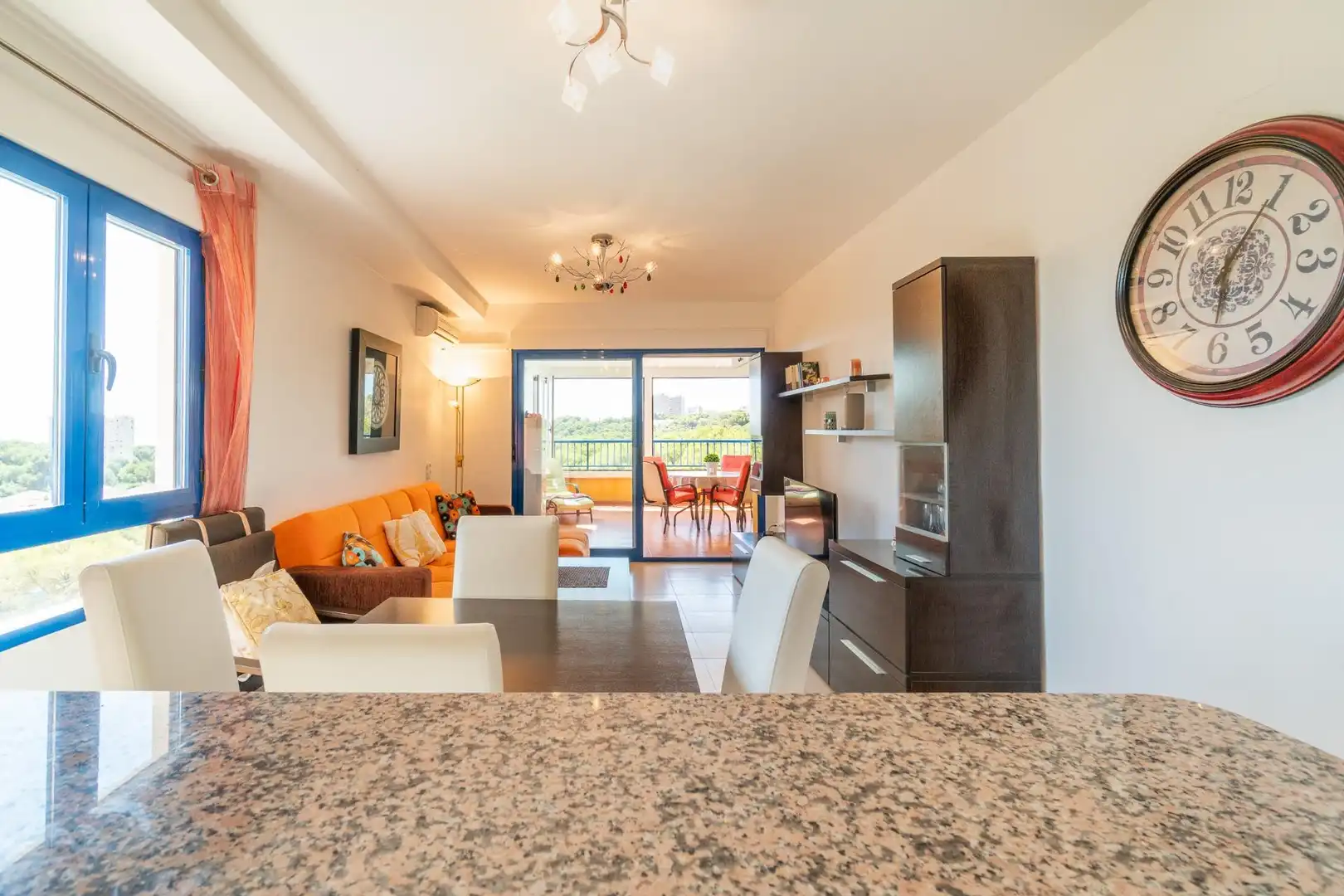 Living room of Apartments for sale in Orihuela  with Air Conditioner, Swimming Pool and Furnished