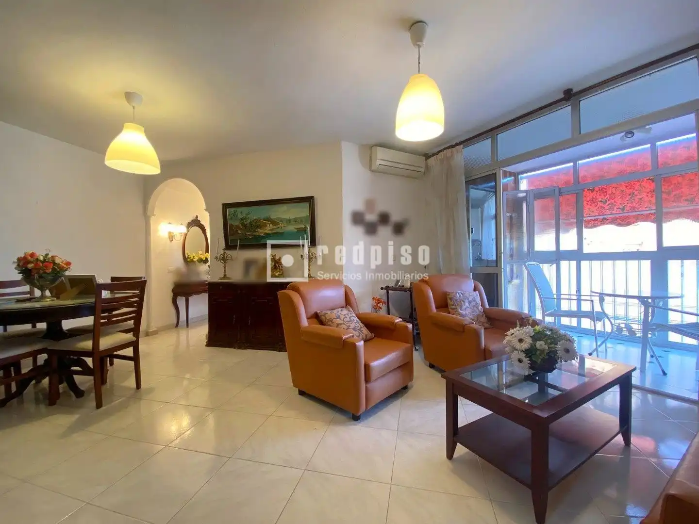 Living room of Flat for sale in Málaga  with Air Conditioner, Heating and Terrace