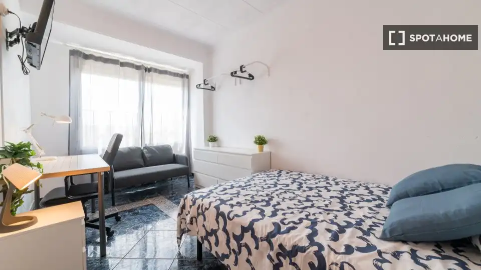 Habitación de Piso para compartir en Massamagrell con Aire acondicionado, Calefacción y Amueblado