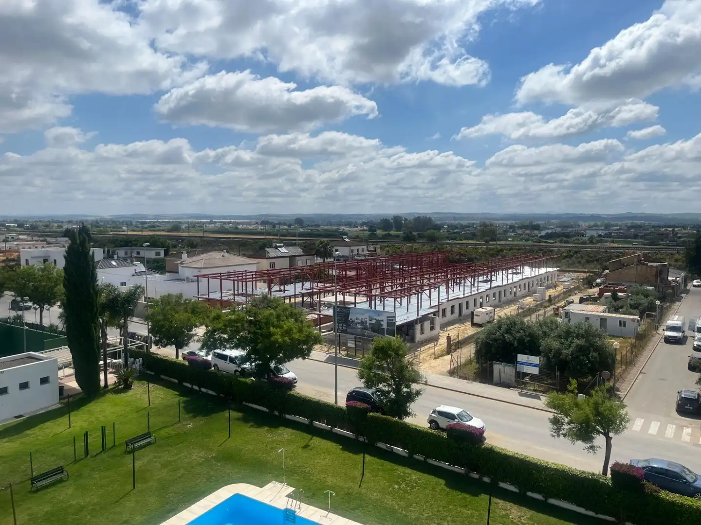 Exterior view of Flat for sale in Jerez de la Frontera  with Air Conditioner, Heating and Private garden