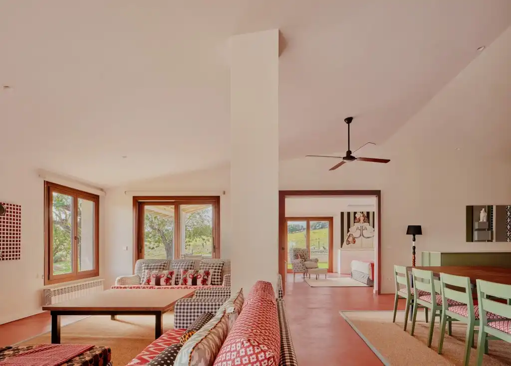 Sala d'estar de Casa o xalet de lloguer en Algaida amb Aire condicionat, Calefacció i Jardí privat