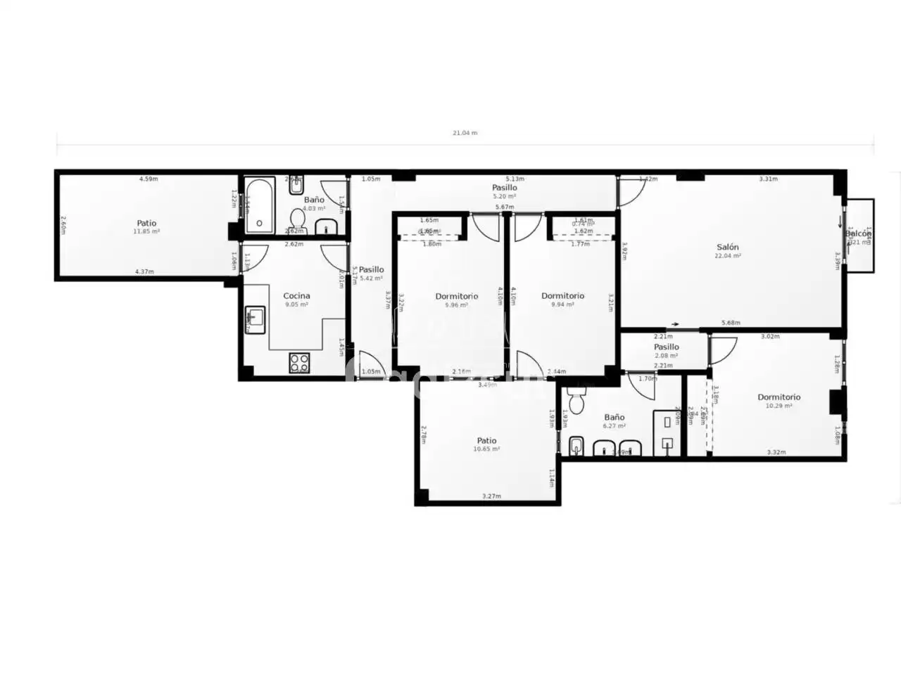Piso en venta en Cádiz con Aire acondicionado y Balcón