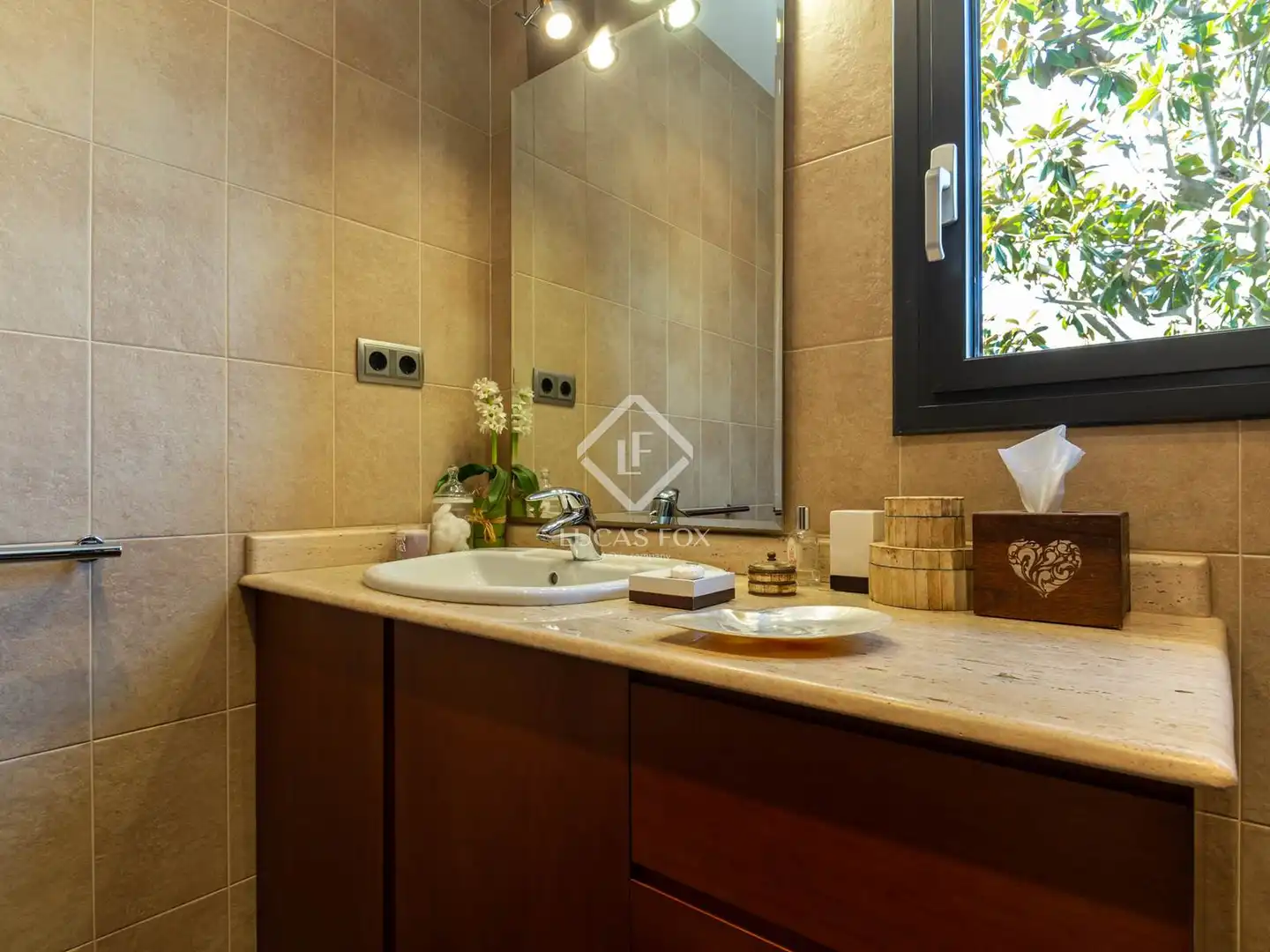 Baño de Casa o chalet en venta en Sant Cugat del Vallès con Aire acondicionado, Calefacción y Jardín privado
