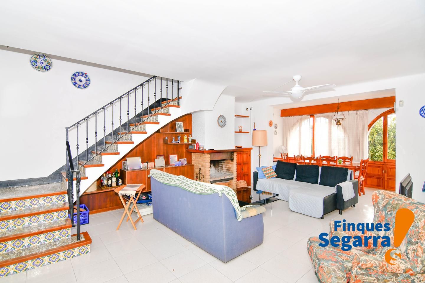 Sala d'estar de Casa o xalet en venda en El Vendrell amb Calefacció, Jardí privat i Terrassa