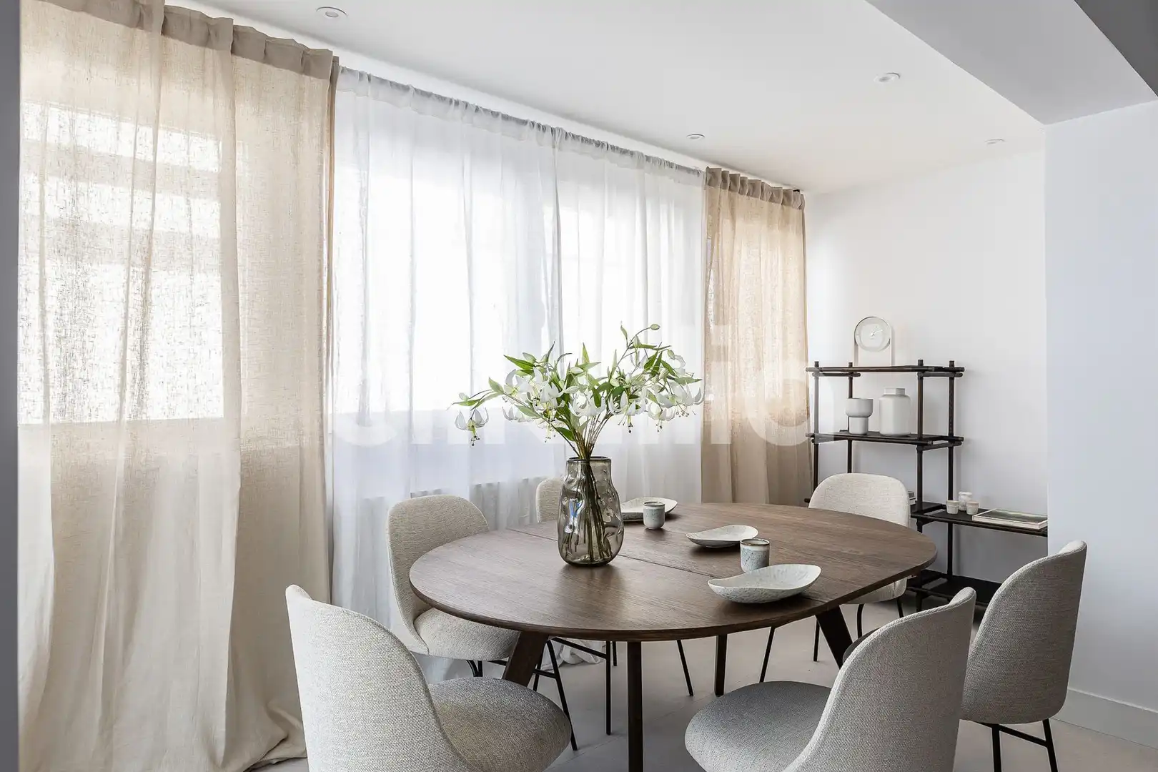 Esszimmer von Dachboden zum Verkauf in Madrid mit Klimaanlage, Heizung und Terrasse